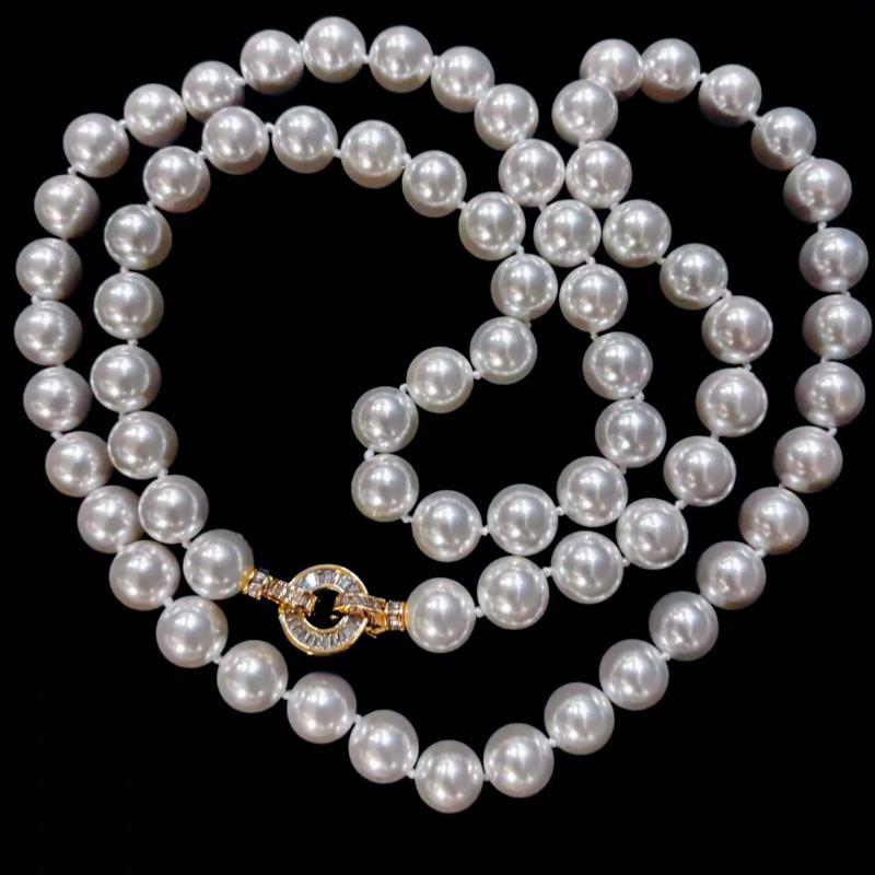 36Inch beads, white pearl necklace 12mm various ways to wear, suitable for autumn, winter, birthday gifts, wedding anniversaries