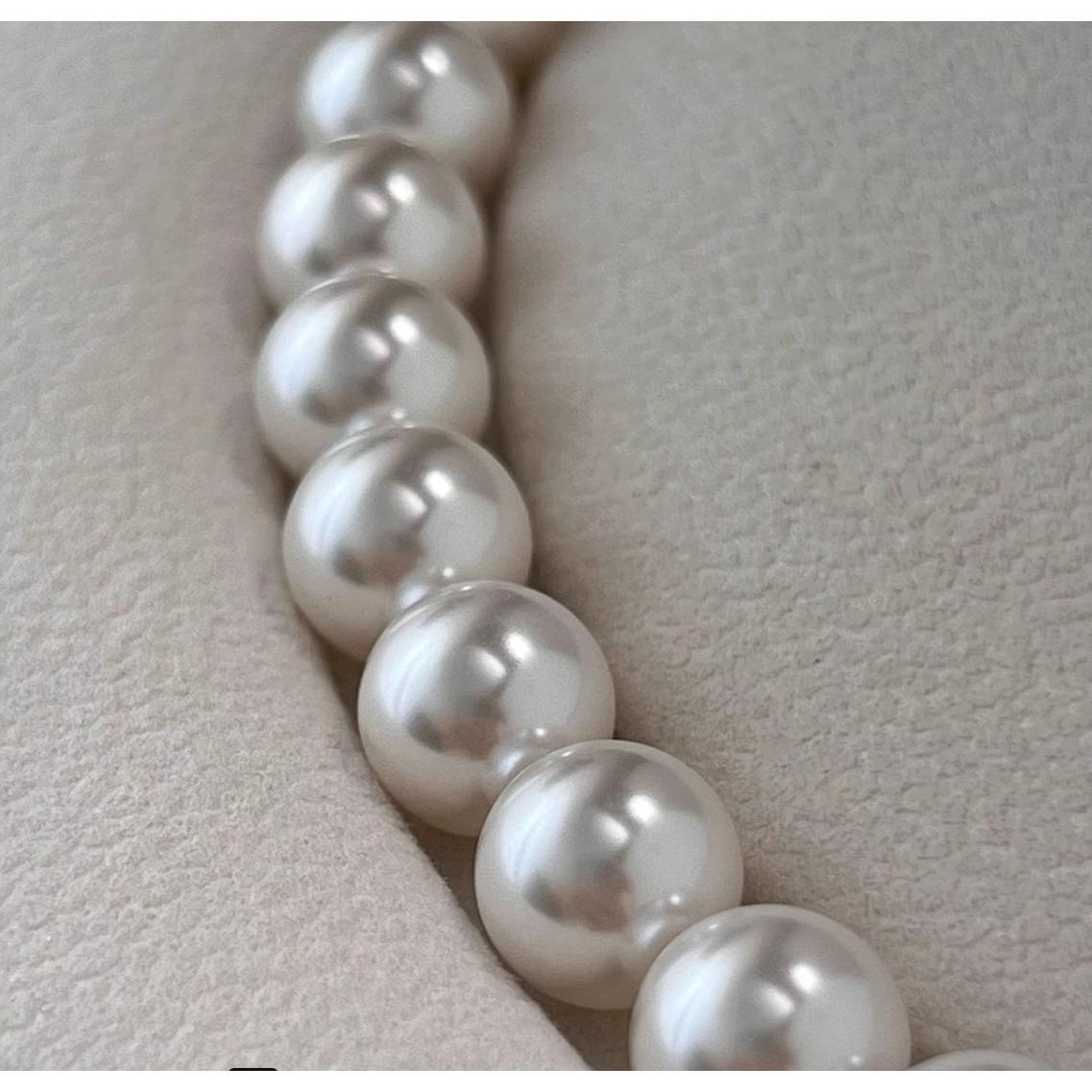 160cm Mother-of-Pearl Necklace – Long, Affordable Luxury Sweater Chain for Fall & Winter, Multi-Layered Stacking Design