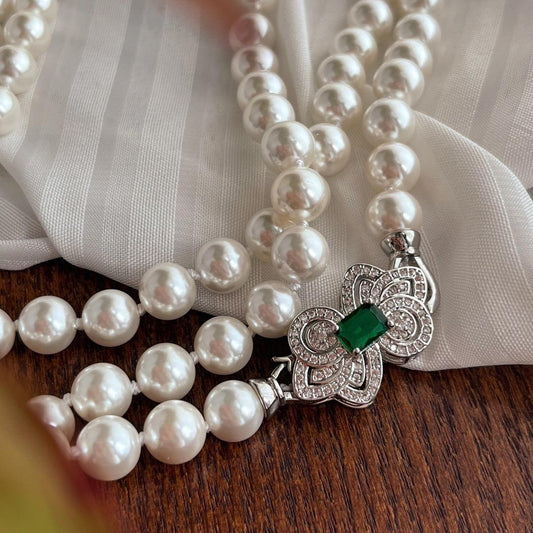 12Mm 48inch natural deep-sea beads long multi-wearing sweater chain pearl necklace, suitable for wedding anniversaries, birthday parties, gifts