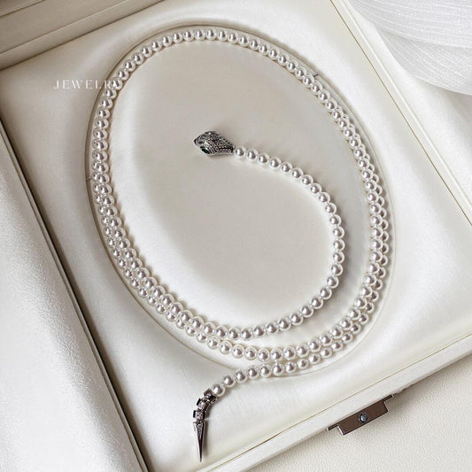 Pearl long sweater chain women's new multi-wear method [can be used as bracelet]