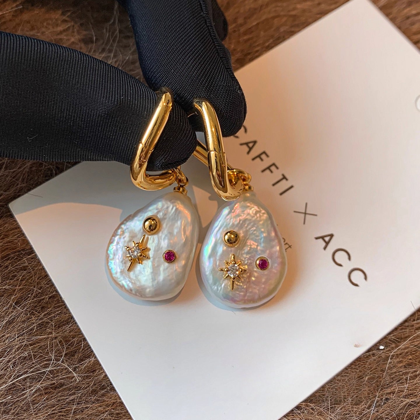 Long Baroque Pearl Earrings | 2025 New Trend for Women | High-End Large Design | Golden Autumn & Winter Earrings
