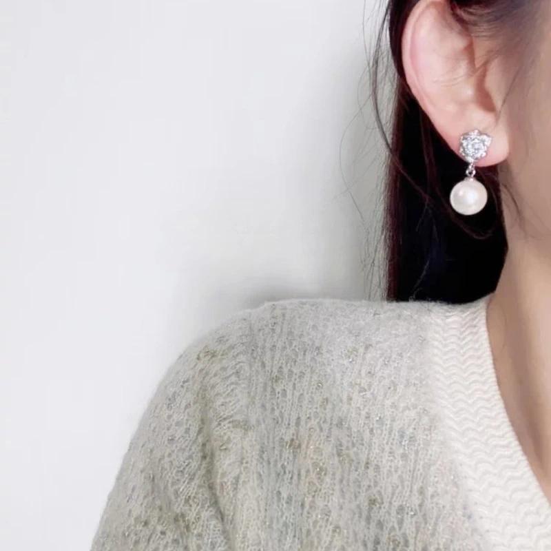 Obsessed with These Camellia Shell Pearl Earrings - Elegant Sparkly Jewelry That Matches Every Outfit in Your Wardrobe