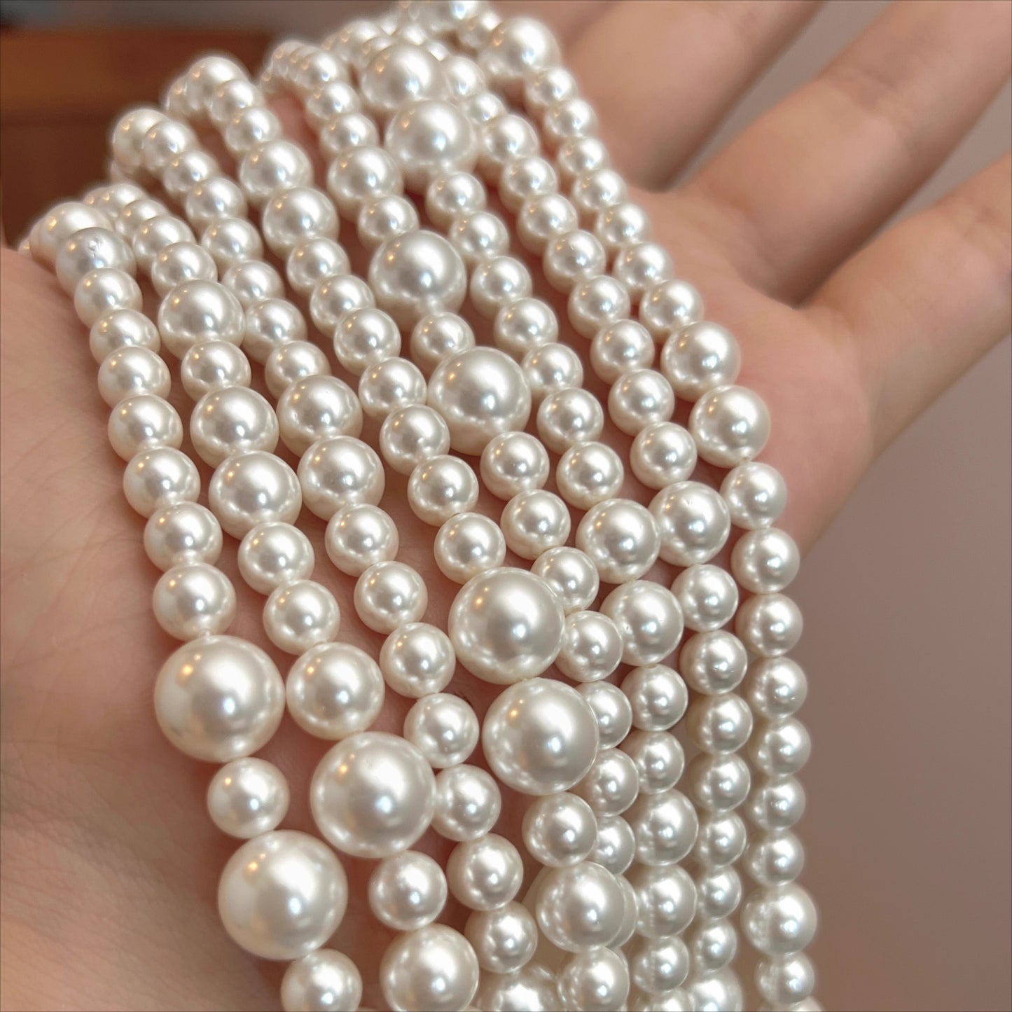 Dai Ao White Pearl Necklace | Long Multi-Layer Stacking Design | 2025 New Women's Trend | Genuine Hepburn Style | Light Luxury French Niche Jewelry