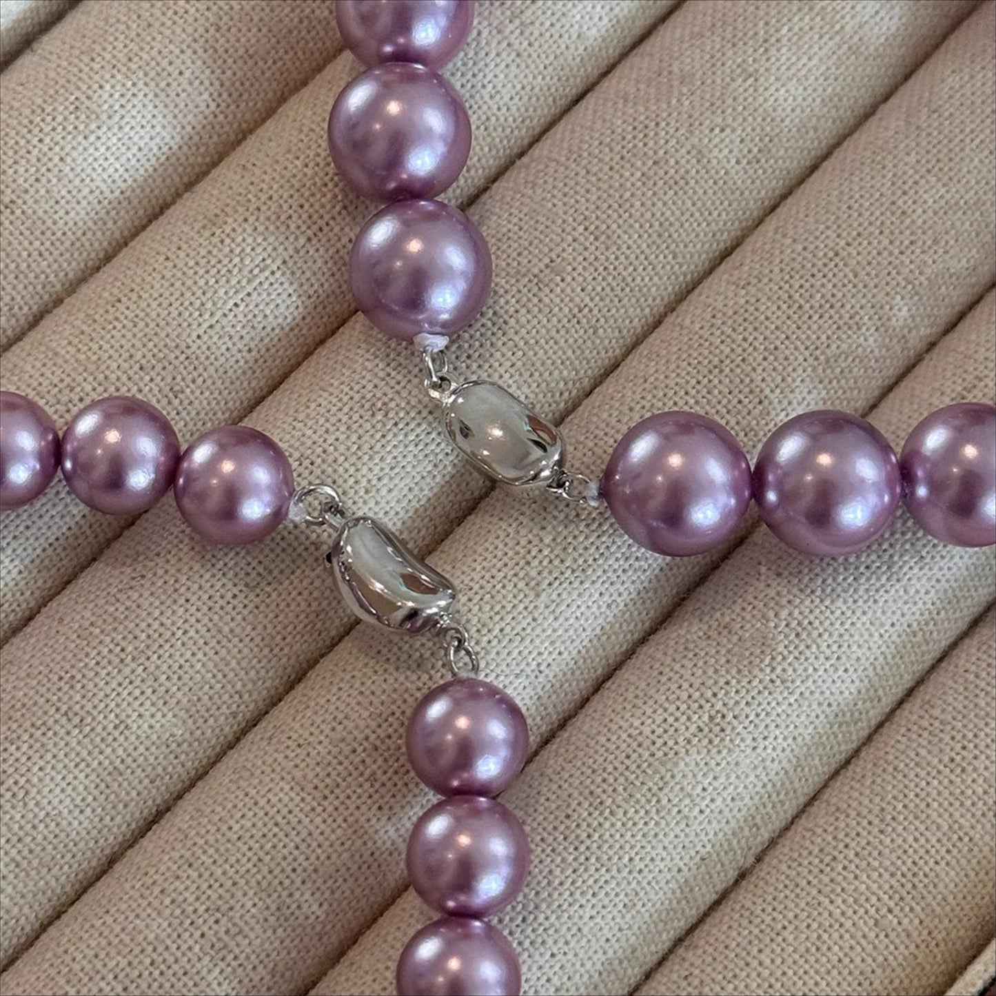 Violet Purple Pearl Bracelet – Women’s Exquisite High-End French Temperament Jewelry