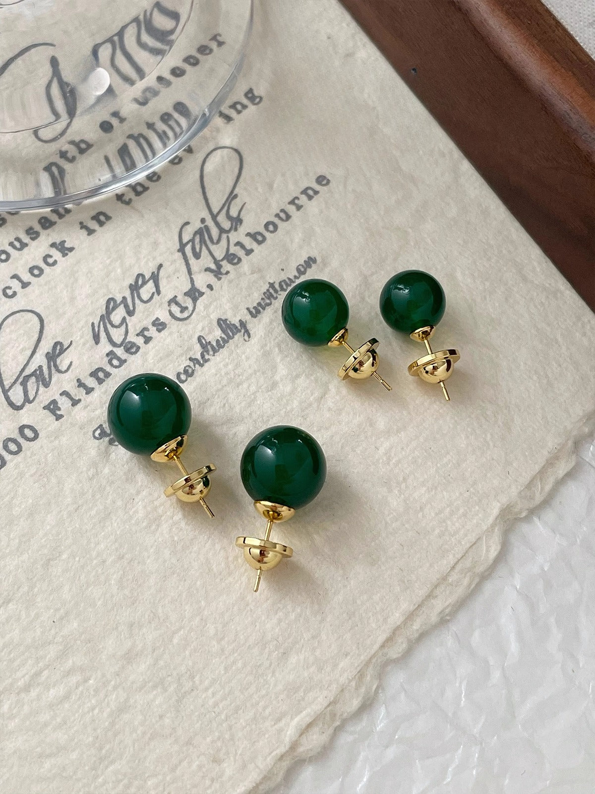 Green Pearl Stud Earrings | 2025 New Trend for Women | Chinese Style | S925 Silver Needle | Light Luxury & Popular Design