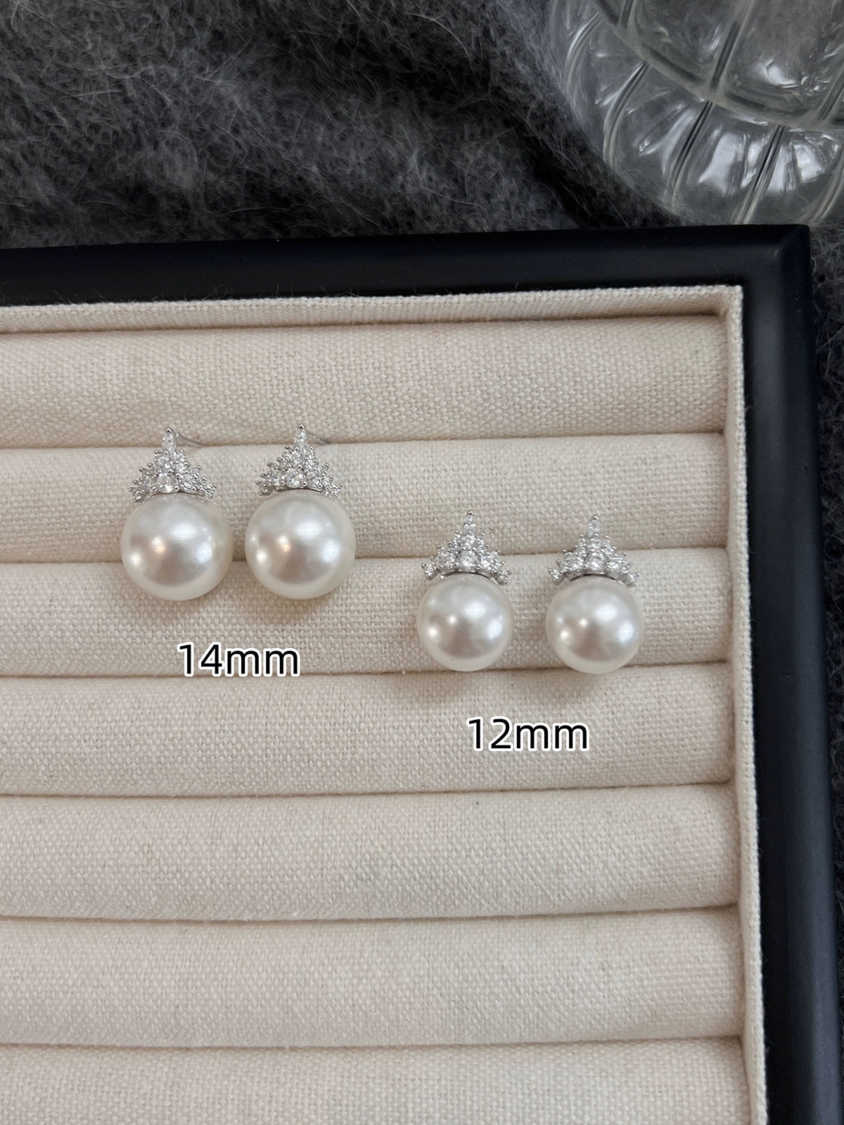Snow Queen Pearl Stud Earrings | S925 Sterling Silver | 2025 New Trend | Light Luxury Niche Design | Premium Women's Earrings