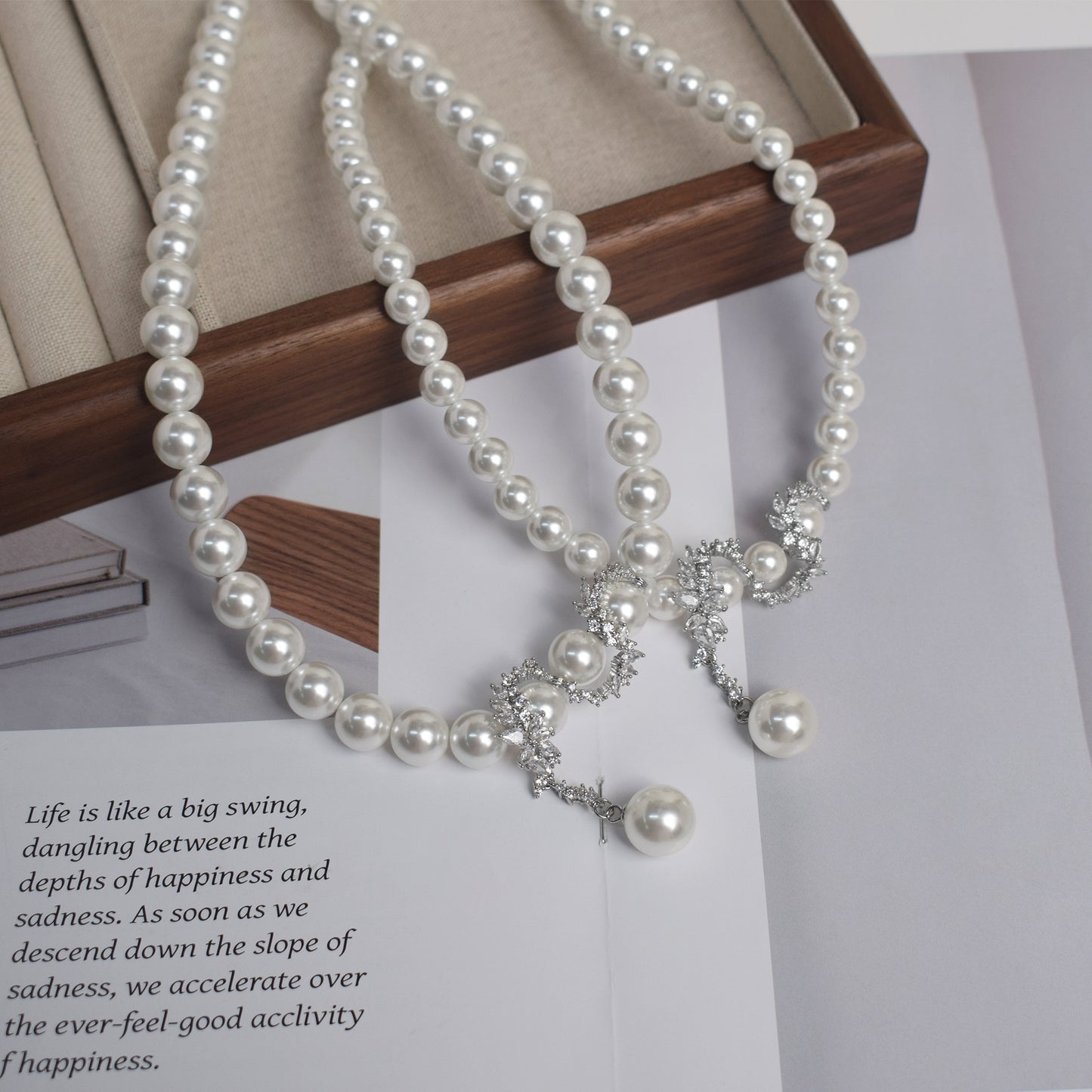 Dragon Wrap Shell Pearl Necklace –8/10mm Luxury Silver Dragon Pendant Mother of Pearl Statement Choker for Women