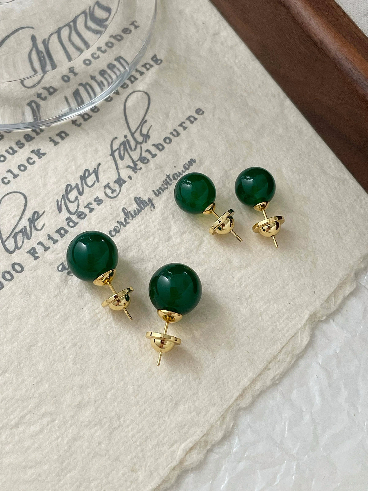 Green Pearl Stud Earrings | 2025 New Trend for Women | Chinese Style | S925 Silver Needle | Light Luxury & Popular Design