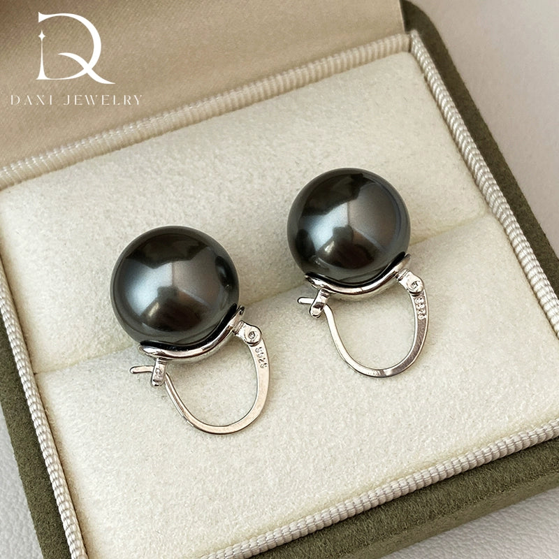 Bucket Pearl Oversized Earrings | S925 Silver Teapot Ear Buckle | High-End Light Luxury Design | Popular Women's Earrings