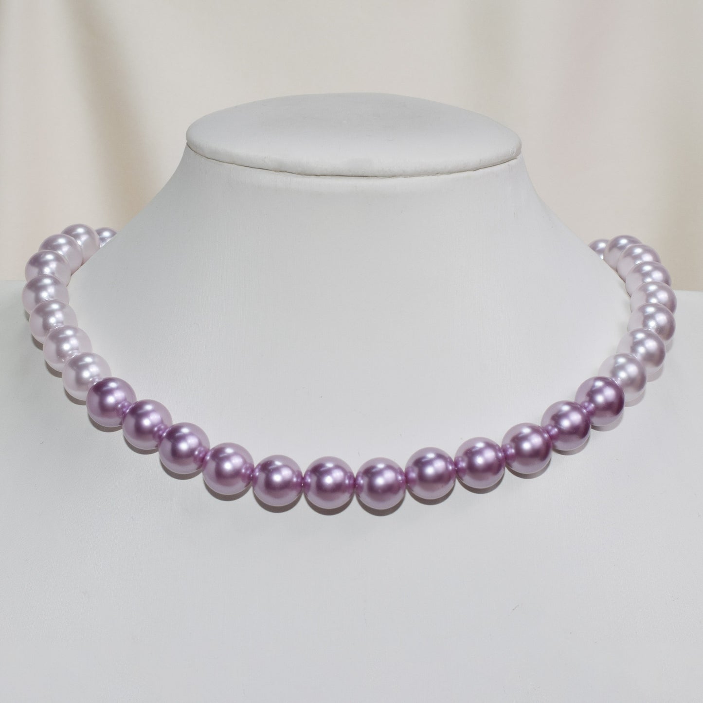 8-10Mm point mother shell pearl necklace butterfly queen series gradual change purple elf neck chain collarbone chain