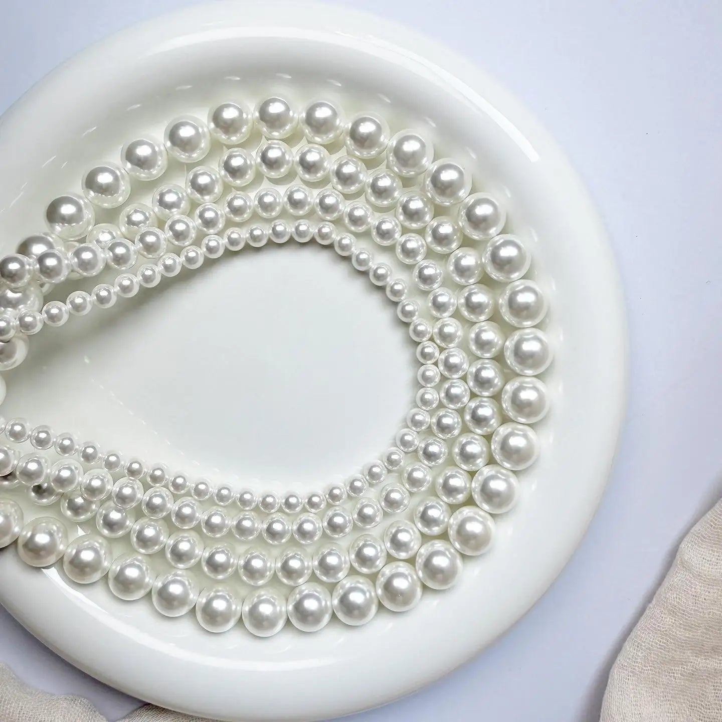 8mm pig nose shell pearl necklace clavicle chain necklace gold button 10mm 12mmshell pearl mother of pearl