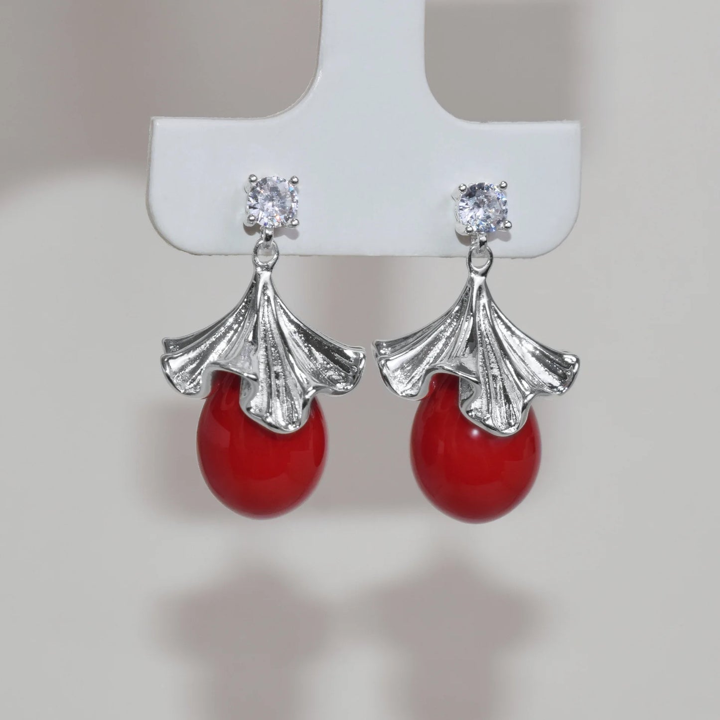 French Style Pearl Drop Earrings for Women, Flower Umbrella Dangle Earrings, Sweet Luxury Statement Ear Jewelry