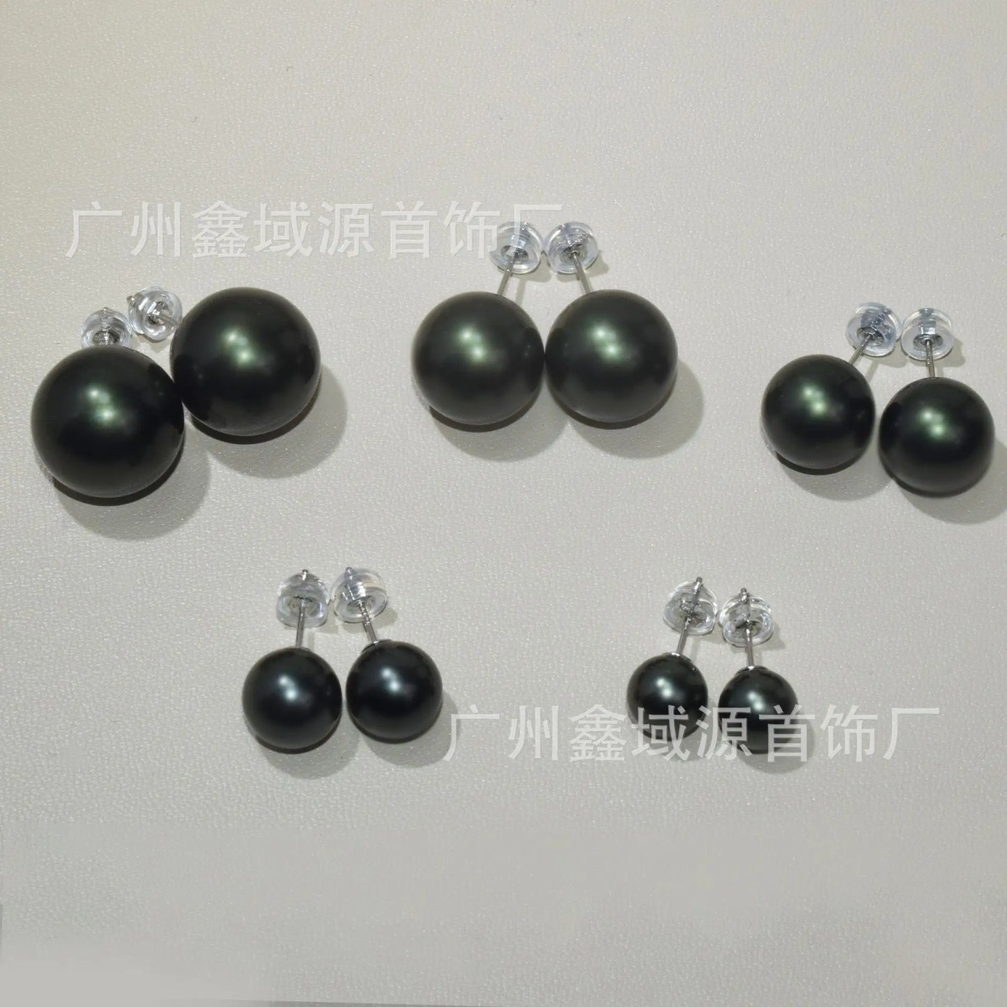 Pearl stud earrings, Mother's Day gift, basic model, suitable for work, party, outdoor use, birthday gift.