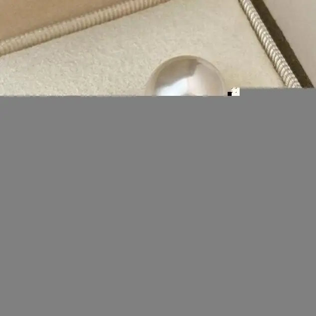 HOT Bucket shell Pearl Earrings, Premium Light Luxury  Teapot Ear Buckle · [Gold Bucket Ear Buckle] 14mm Cream White