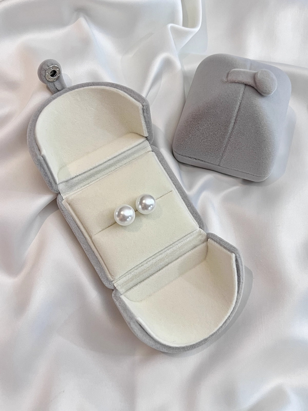 Aobai Pearl Stud Earrings for Women | 12mm Genuine S925 Silver Needle | 2025 Trendy High-End Light Luxury | Niche Temperament Design