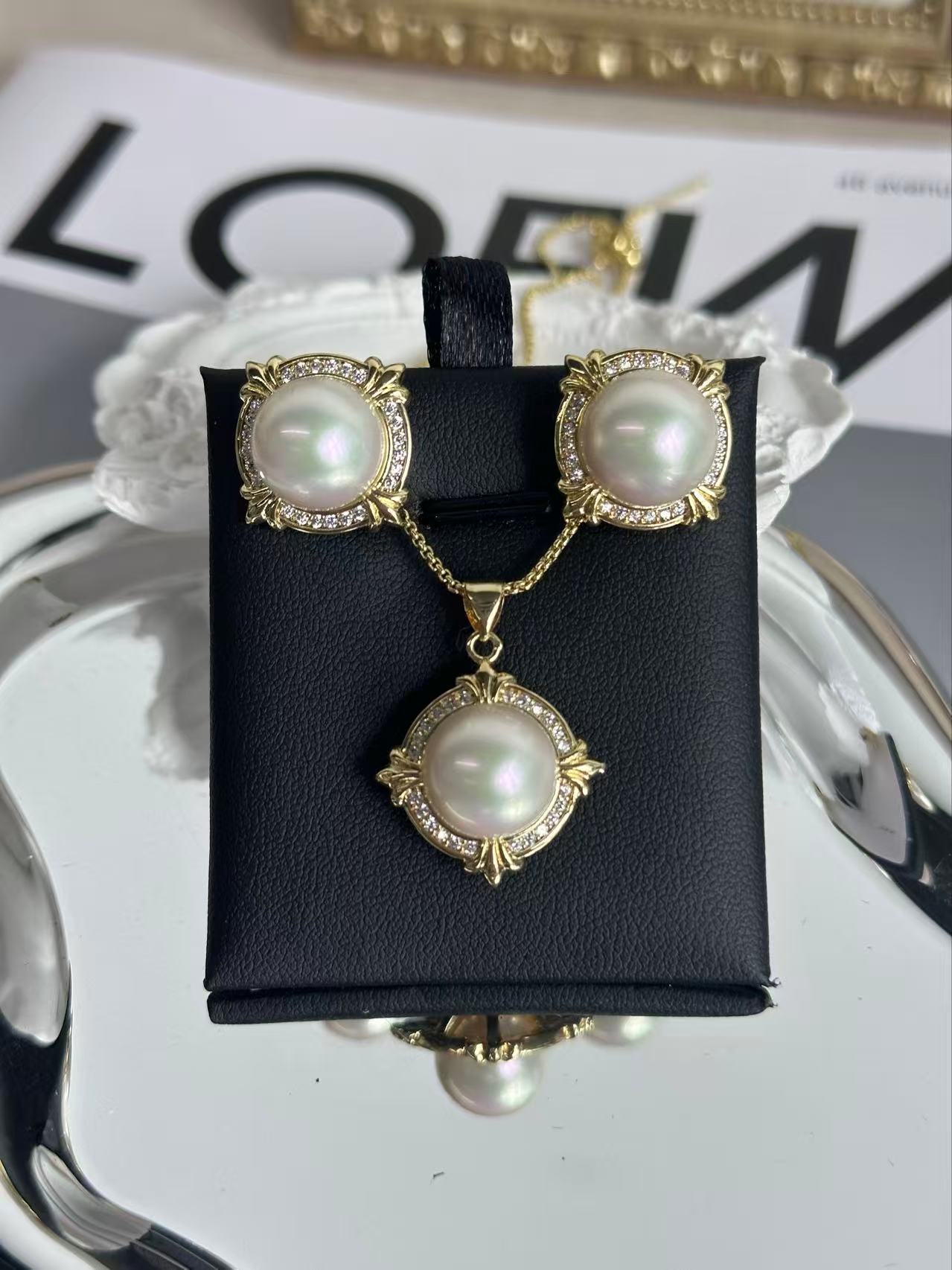 shell pearl sets