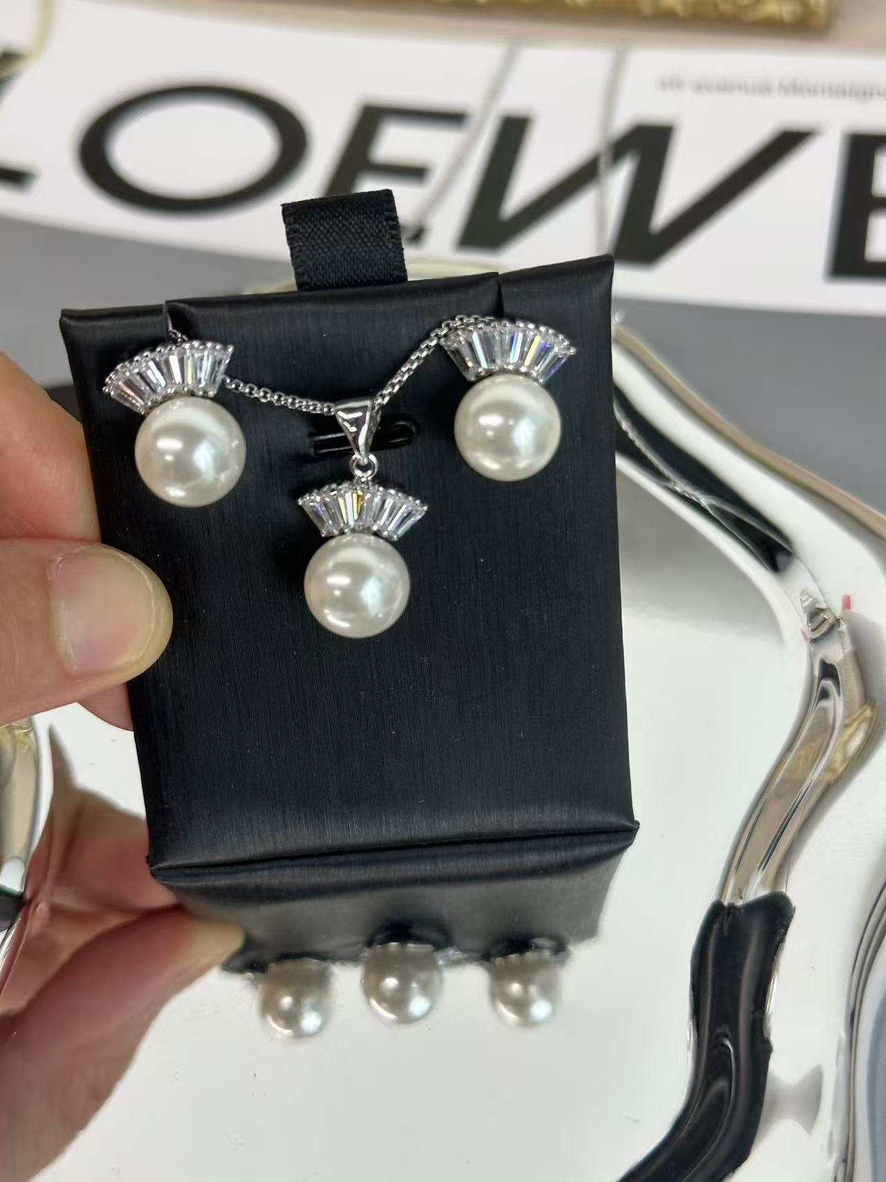 shell pearl set