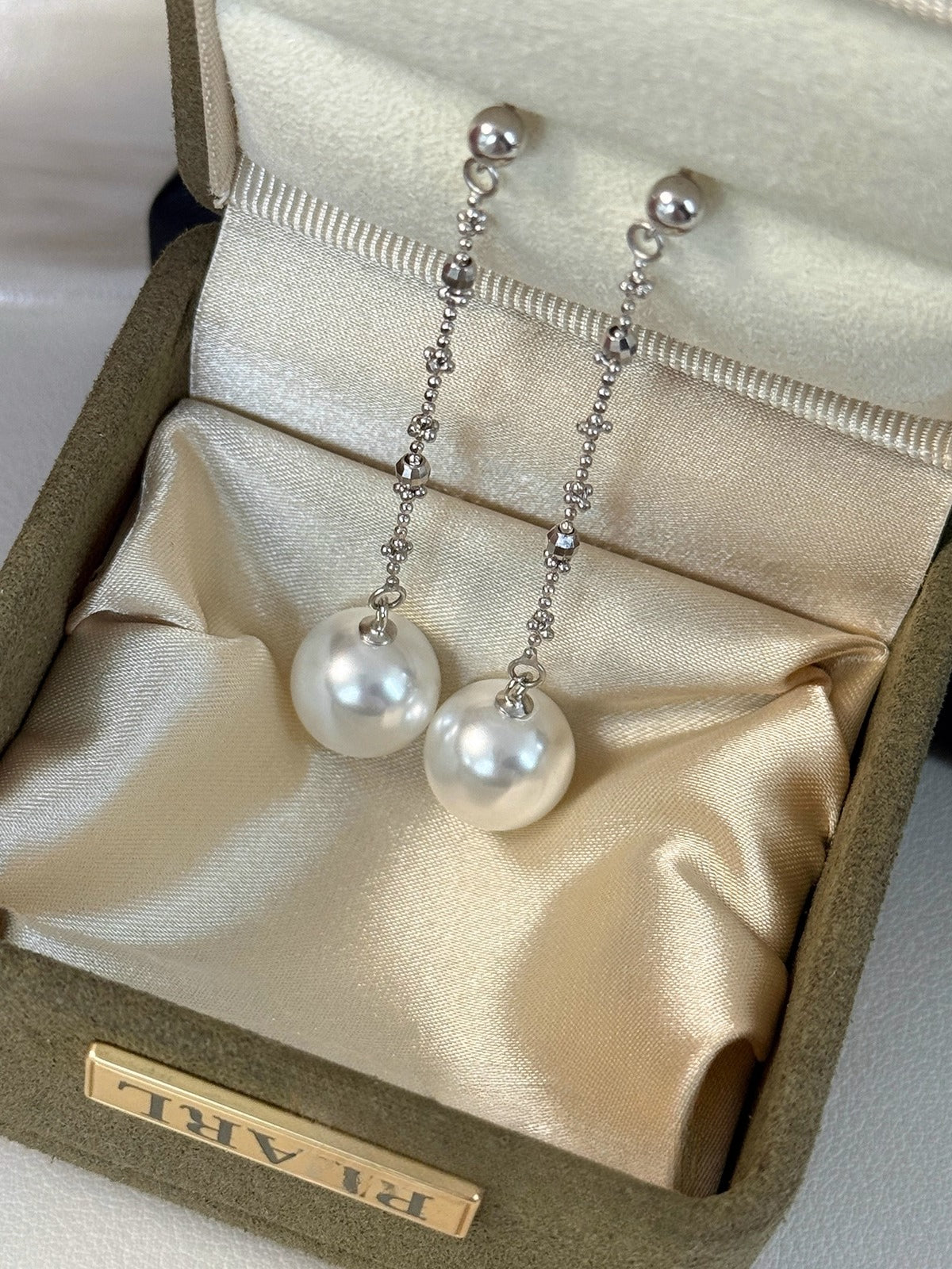 Gray Shell Pearl Earrings - Genuine Shell Pearl - Real Mother of Pearl Jewelry