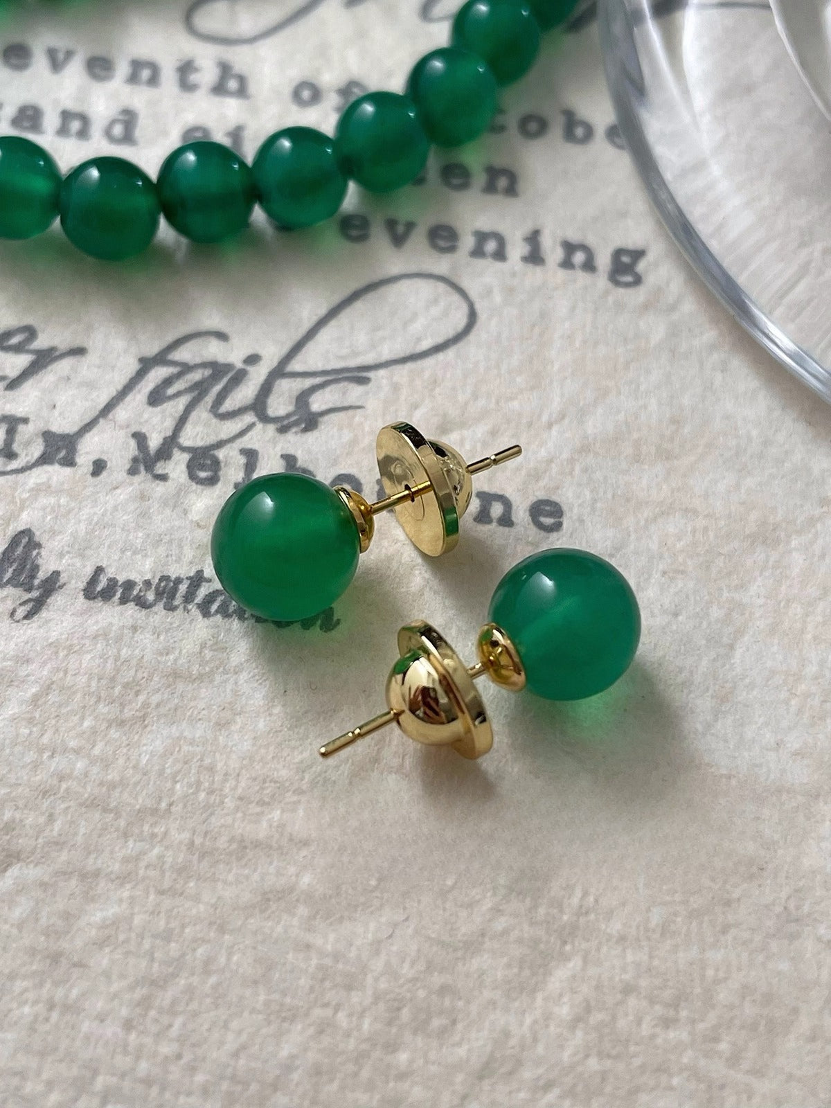 Green Pearl Stud Earrings | 2025 New Trend for Women | Chinese Style | S925 Silver Needle | Light Luxury & Popular Design
